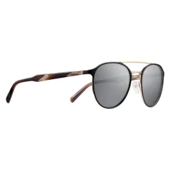 Prada - Prada Collection - Black Round Double Deck Sunglasses - Prada Collection - Sunglasses - Prada Eyewear - Avvenice