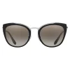 Prada - Prada Collection - Black and White Round Cat Eye Sunglasses - Prada Collection - Sunglasses - Prada Eyewear - Avvenice