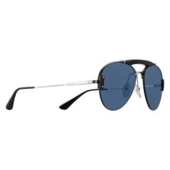 Prada - Prada Collection - Steel and Tortoise Aviator Top Bar Sunglasses - Prada Collection - Sunglasses - Prada Eyewear - Avvenice