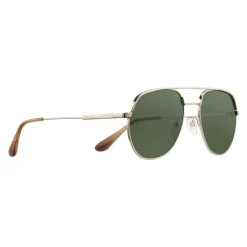 Prada - Prada Collection - Gold Palladium Square Aviator Sunglasses - Prada Collection - Sunglasses - Prada Eyewear - Avvenice