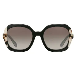 Prada - Prada Collection - Black Astral Talc Tortoise Square Sunglasses - Alternative Fit - Sunglasses - Prada Eyewear - Avvenice
