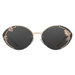 Prada - Prada Collection - Rose Gold Oval Sunglasses - Prada Collection - Sunglasses - Prada Eyewear - Avvenice