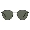 Prada - Prada Collection - Matt Black Round Double Deck Sunglasses - Prada Collection - Sunglasses - Prada Eyewear - Avvenice