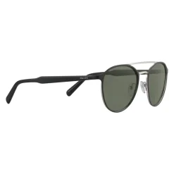Prada - Prada Collection - Matt Black Round Double Deck Sunglasses - Prada Collection - Sunglasses - Prada Eyewear - Avvenice