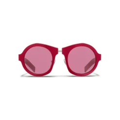 Prada - Prada Duple - Round Sunglasses - Ruby Red - Prada Collection - Sunglasses - Prada Eyewear - Avvenice