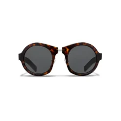 Prada - Prada Duple - Round Sunglasses - Tortoiseshell Black - Prada Collection - Sunglasses - Prada Eyewear - Avvenice
