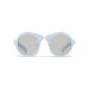 Prada - Prada Duple - Round Sunglasses - Cloudy Blue - Prada Collection - Sunglasses - Prada Eyewear - Avvenice