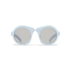 Prada - Prada Duple - Round Sunglasses - Cloudy Blue - Prada Collection - Sunglasses - Prada Eyewear - Avvenice