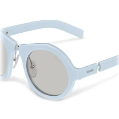 Prada - Prada Duple - Round Sunglasses - Cloudy Blue - Prada Collection - Sunglasses - Prada Eyewear - Avvenice