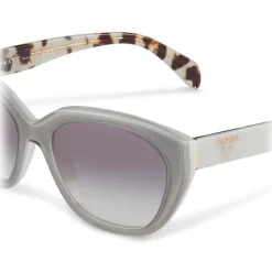 Prada - Prada Eyewear - Cat Eye Sunglasses - Crystal Chalk White - Prada Collection - Sunglasses - Prada Eyewear - Avvenice