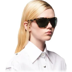 Prada - Prada Eyewear - Mask Sunglasses - Medium Tortoiseshell - Prada Collection - Sunglasses - Prada Eyewear - Avvenice