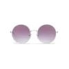 Prada - Prada Eyewear - Round Sunglasses - Opaque Chalk White Steel Gray - Prada Collection - Sunglasses - Prada Eyewear - Avvenice