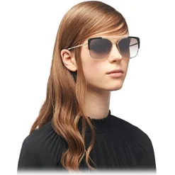 Prada - Prada Eyewear - Square Sunglasses - Black Pale Gold - Prada Collection - Sunglasses - Prada Eyewear - Avvenice