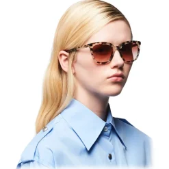 Prada - Prada Eyewear - Square Sunglasses - Chalky White Tortoiseshell - Prada Collection - Sunglasses - Prada Eyewear - Avvenice