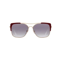 Prada - Prada Eyewear - Square Sunglasses - Burgundy Pale Gold - Prada Collection - Sunglasses - Prada Eyewear - Avvenice