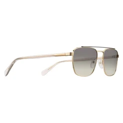 Prada - Prada Game - Pale Gold and Anthracite Square Top Bar Sunglasses - Prada Game Collection - Sunglasses - Prada Eyewear - Avvenice