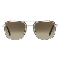 Prada - Prada Game - Silver Square Structure Top Bar Sunglasses - Prada Game Collection - Sunglasses - Prada Eyewear - Avvenice