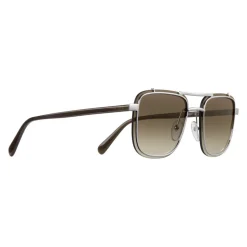Prada - Prada Game - Silver Square Structure Top Bar Sunglasses - Prada Game Collection - Sunglasses - Prada Eyewear - Avvenice