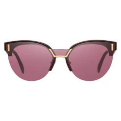 Prada - Prada Hide - Bordeaux Cat Eye Sunglasses - Prada Hide Collection - Sunglasses - Prada Eyewear - Avvenice