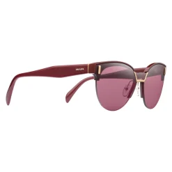 Prada - Prada Hide - Bordeaux Cat Eye Sunglasses - Prada Hide Collection - Sunglasses - Prada Eyewear - Avvenice