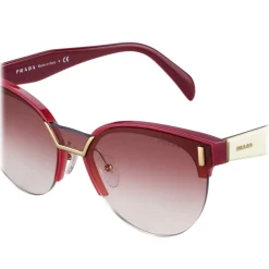 Prada - Prada Hide - Opal Cerise Cat Eye Sunglasses - Prada Hide Collection - Sunglasses - Prada Eyewear - Avvenice