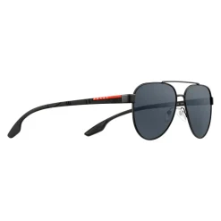 Prada - Prada Linea Rossa Stubb - Black Aviator Sunglasses - Prada Stubb Collection - Sunglasses - Prada Eyewear - Avvenice