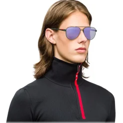 Prada - Prada Linea Rossa Stubb - Military Aviator Sunglasses - Prada Stubb Collection - Sunglasses - Prada Eyewear - Avvenice