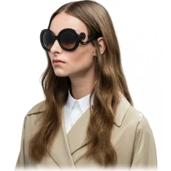 Prada - Prada Minimal Baroque - Round Sunglasses - Tortoiseshell - Prada Collection - Sunglasses - Prada Eyewear - Avvenice