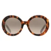 Prada - Prada Minimal Baroque - Turtle Caramel Round Sunglasses - Prada Collection - Sunglasses - Prada Eyewear - Avvenice