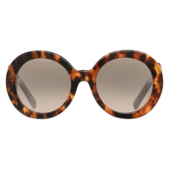 Prada - Prada Minimal Baroque - Turtle Caramel Round Sunglasses - Prada Collection - Sunglasses - Prada Eyewear - Avvenice