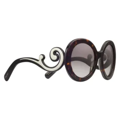 Prada - Prada Minimal Baroque - Turtle Round Sunglasses - Prada Collection - Sunglasses - Prada Eyewear - Avvenice