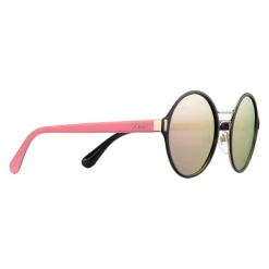 Prada - Prada Mod - Black and Pale Gold Round Sunglasses - Prada Mod Collection - Sunglasses - Prada Eyewear - Avvenice