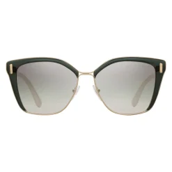 Prada - Prada Mod - Cocoa Crystal and Pale Gold Cat Eye Sunglasses - Prada Mod Collection - Sunglasses - Prada Eyewear - Avvenice