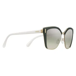 Prada - Prada Mod - Cocoa Crystal and Pale Gold Cat Eye Sunglasses - Prada Mod Collection - Sunglasses - Prada Eyewear - Avvenice