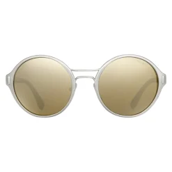 Prada - Prada Mod - Matt Steel Round Sunglasses - Prada Mod Collection - Sunglasses - Prada Eyewear - Avvenice