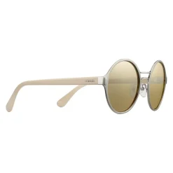 Prada - Prada Mod - Matt Steel Round Sunglasses - Prada Mod Collection - Sunglasses - Prada Eyewear - Avvenice