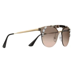 Prada - Prada Ornate - Turtle Talco Crystal Cat Eye Sunglasses - Prada Ornate Collection - Sunglasses - Prada Eyewear - Avvenice