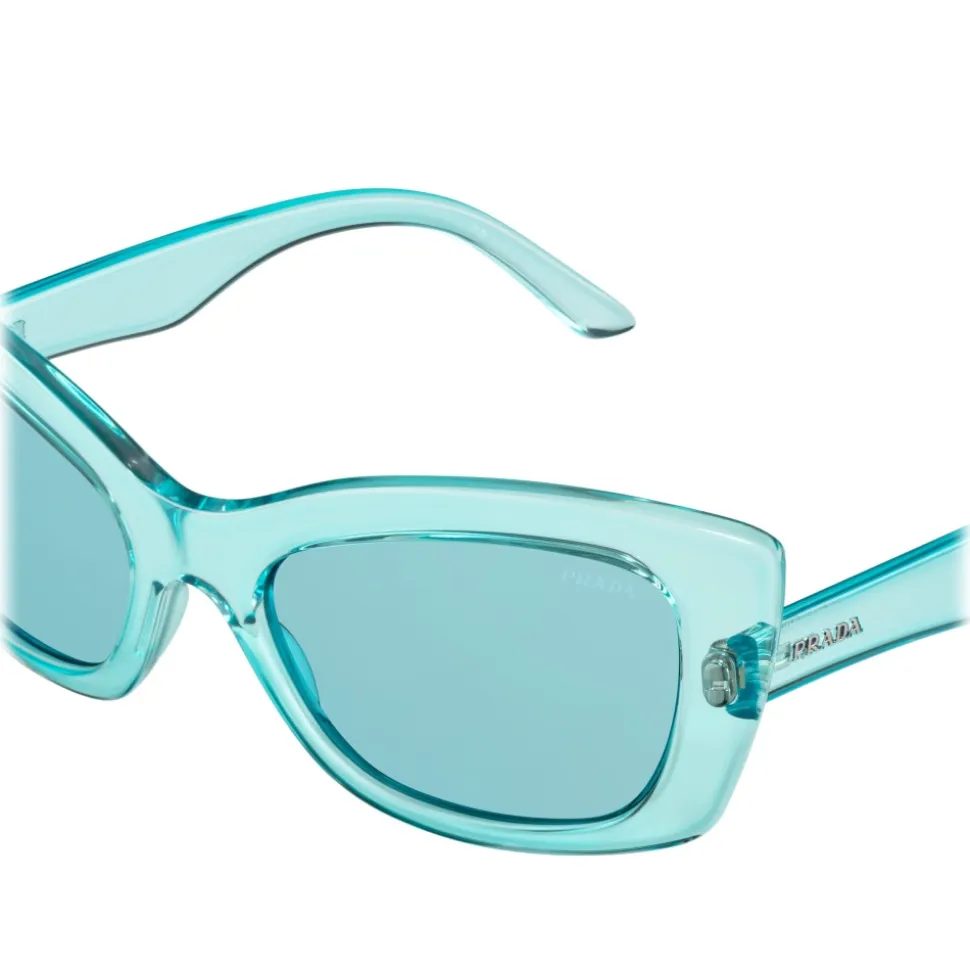 Prada - Prada Postcard - Fluo Blue Cat Eye Sunglasses - Prada Postcard Collection - Sunglasses - Prada Eyewear - Avvenice