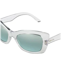 Prada - Prada Postcard - Fluo Transparent Cat Eye Sunglasses - Prada Postcard Collection - Sunglasses - Prada Eyewear - Avvenice