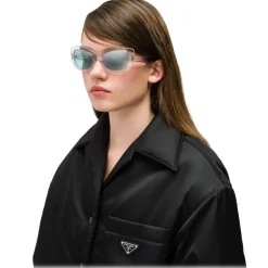 Prada - Prada Postcard - Fluo Transparent Cat Eye Sunglasses - Prada Postcard Collection - Sunglasses - Prada Eyewear - Avvenice