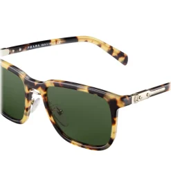 Prada - Prada Redux - Turtle Honey Square Sunglasses - Prada Redux Collection - Sunglasses - Prada Eyewear - Avvenice