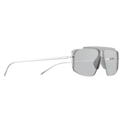 Prada - Prada Runway - Steel and Black Square Top Bar Sunglasses - Prada Runway Collection - Sunglasses - Prada Eyewear - Avvenice