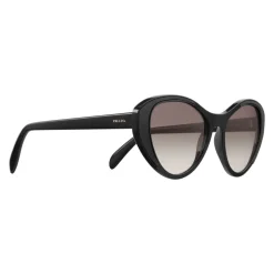 Prada - Prada Tapestry - Black Cat Eye Sunglasses - Prada Tapestry Collection - Sunglasses - Prada Eyewear - Avvenice