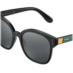 Prada - Prada Tapestry - Black Square Pop Sunglasses - Prada Tapestry Collection - Sunglasses - Prada Eyewear - Avvenice