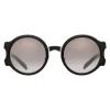 Prada - Prada Tapestry - Black White Round Sunglasses - Prada Tapestry Collection - Sunglasses - Prada Eyewear - Avvenice