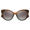 Prada - Prada Tapestry - Camel Velvet Cat Eye Sunglasses - Prada Tapestry Collection - Sunglasses - Prada Eyewear - Avvenice