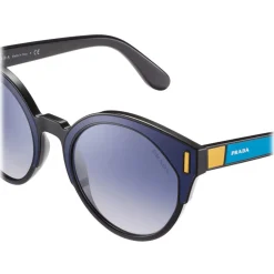 Prada - Prada Tapestry - Light Blue Round Pop Sunglasses - Prada Tapestry Collection - Sunglasses - Prada Eyewear - Avvenice