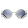 Prada - Prada Tapestry - Talc Round Sunglasses - Prada Tapestry Collection - Sunglasses - Prada Eyewear - Avvenice