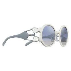 Prada - Prada Tapestry - Talc Round Sunglasses - Prada Tapestry Collection - Sunglasses - Prada Eyewear - Avvenice