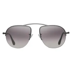 Prada - Prada Teddy Folding - Dark Lead Aviator Pilot Sunglasses - Teddy Folding Collection - Sunglasses - Prada Eyewear - Avvenice